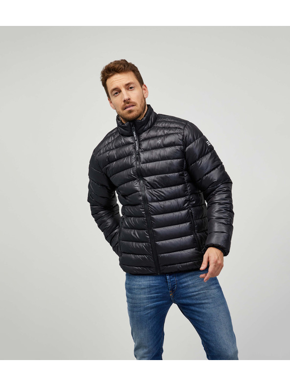 Sam 73 Černá pánská prošívaná bunda SAM 73 Otto