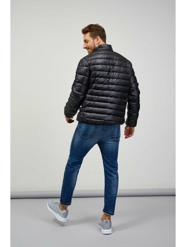 Sam 73 Černá pánská prošívaná bunda SAM 73 Otto