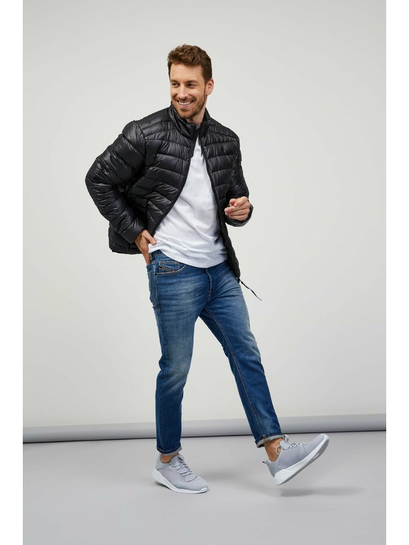 Sam 73 Černá pánská prošívaná bunda SAM 73 Otto