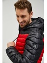 Sam 73 Černo-červená pánská prošívaná bunda SAM 73 Ulrik