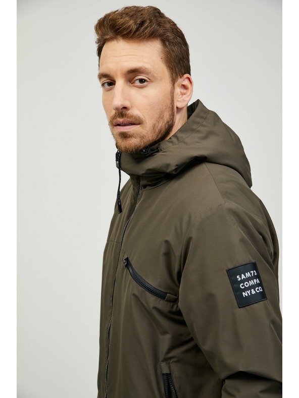 Sam 73 Khaki pánský kabát SAM 73 Cyril