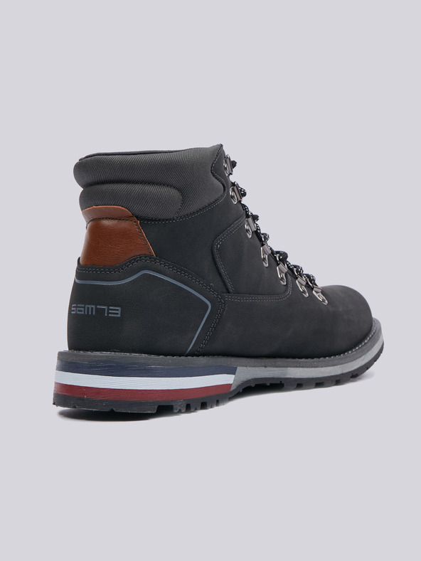 Sam 73 Černé pánské zimní kotníkové boty SAM 73 Gaute