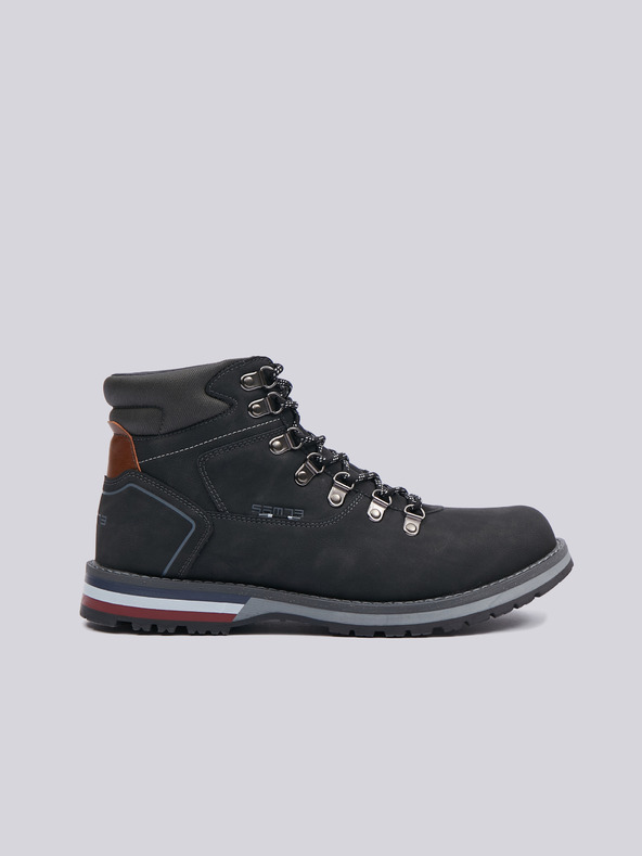 Sam 73 Černé pánské zimní kotníkové boty SAM 73 Gaute