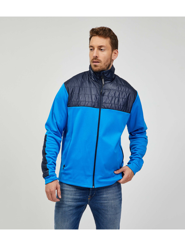 Sam 73 Modrá pánská mikina se zipem SAM 73 Judin