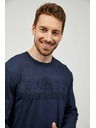 Sam 73 Tmavě modré pánské tričko s dlouhým rukávem SAM 73 Mindart