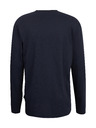 Sam 73 Tmavě modré pánské tričko s dlouhým rukávem SAM 73 Mindart