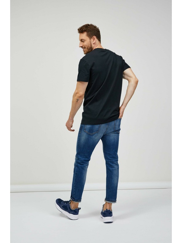 Sam 73 Černé pánské tričko SAM 73 Quarip