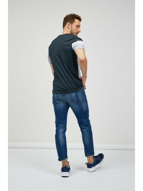 Sam 73 Šedé pánské tričko SAM 73 Kavix