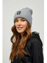 Sam 73 Šedá unisex žebrovaná zimní čepice SAM 73 Dublin