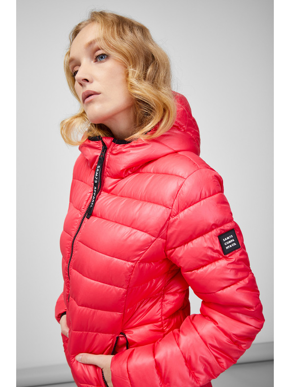 Sam 73 Korálová dámská prošívaná bunda SAM 73 Futsa