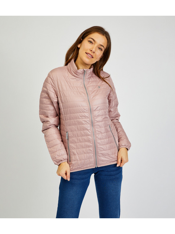 Sam 73 Starorůžová dámská prošívaná bunda SAM 73 Jaasi
