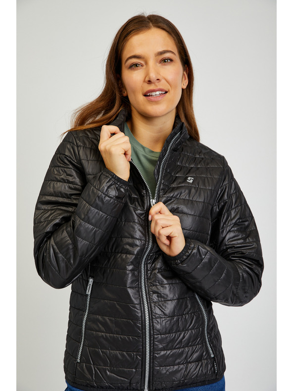 Sam 73 Černá dámská prošívaná bunda SAM 73 Jaasi