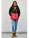 Sam 73 Červeno-černá dámská bunda SAM 73 Gyasi