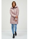 Sam 73 Světle růžový dámský prošívaný kabát SAM 73 Taona