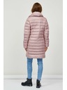 Sam 73 Světle růžový dámský prošívaný kabát SAM 73 Taona