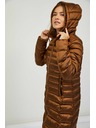 Sam 73 Hnědý dámský prošívaný kabát SAM 73 Kumi