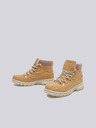 Sam 73 Světle hnědé dámské zimní kotníkové boty SAM 73 Nasawota