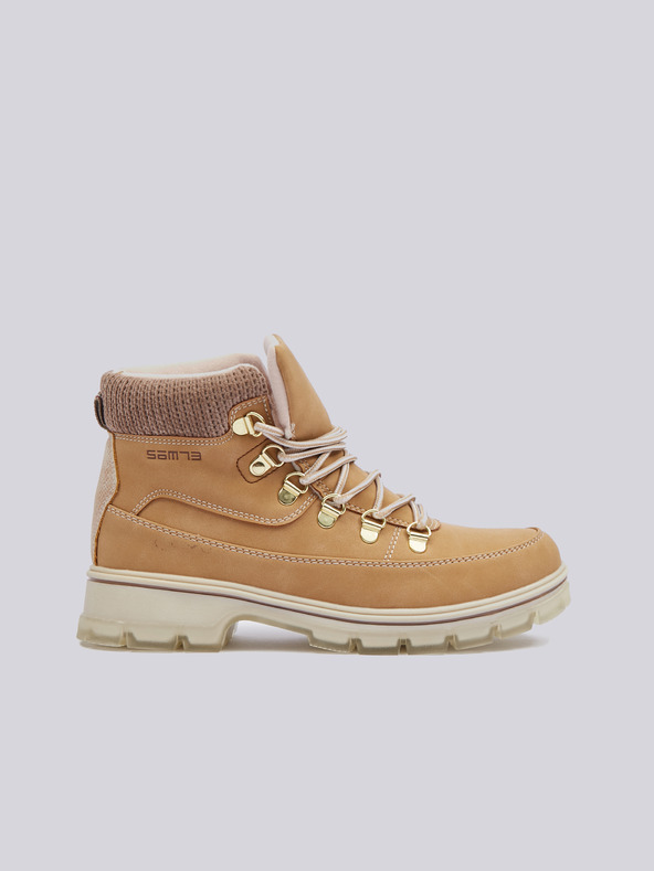 Sam 73 Světle hnědé dámské zimní kotníkové boty SAM 73 Nasawota