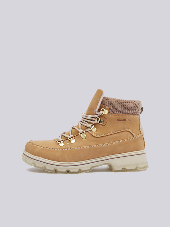 Sam 73 Světle hnědé dámské zimní kotníkové boty SAM 73 Nasawota