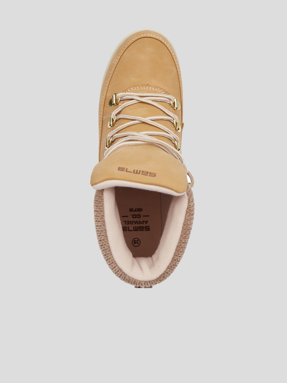 Sam 73 Světle hnědé dámské zimní kotníkové boty SAM 73 Nasawota