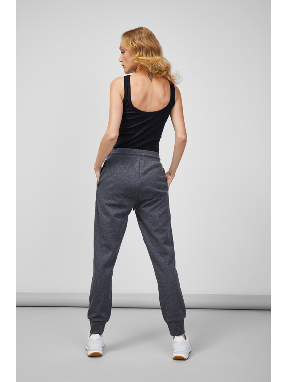 Sam 73 Tmavě šedé dámské žíhané tepláky SAM 73 Rindi