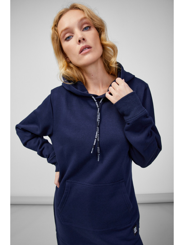 Sam 73 Tmavě modrá dámská mikina s kapucí SAM 73 Enna
