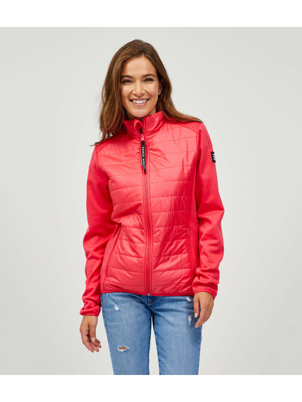 Sam 73 Tmavě růžová dámská prošívaná lehká bunda 73 Besd