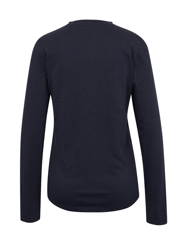 Sam 73 Tmavě modré dámské tričko s dlouhým rukávem SAM 73 Naivara