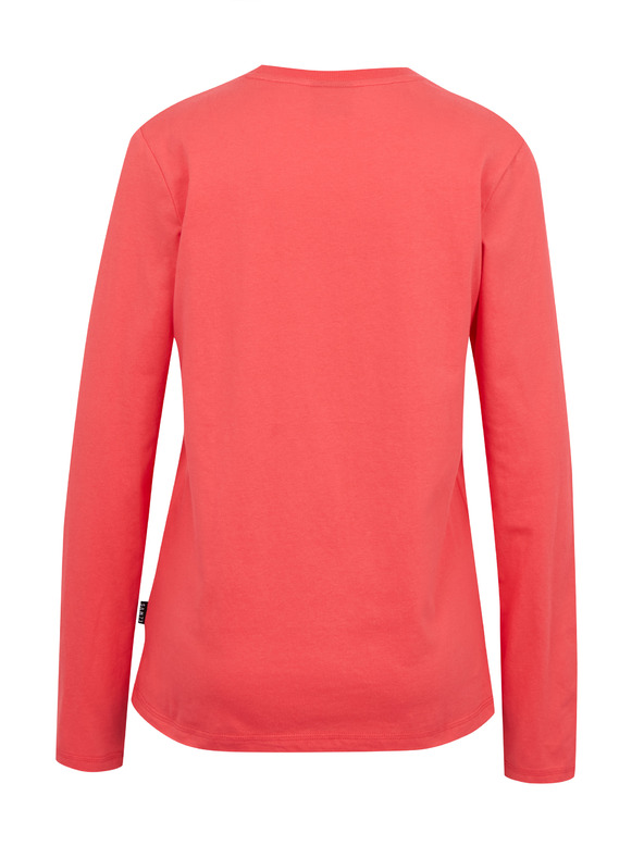 Sam 73 Tmavě růžové dámské tričko s dlouhým rukávem SAM 73 Sariol