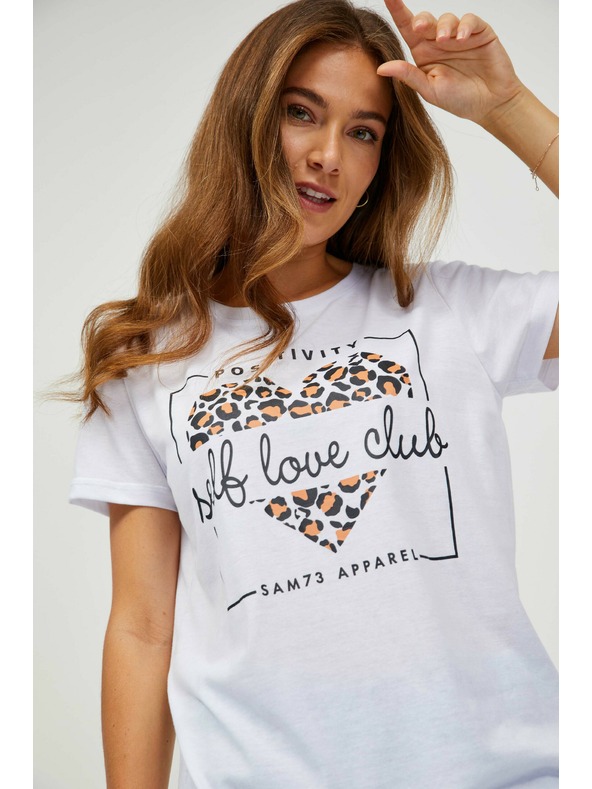 Sam 73 Bílé dámské tričko SAM 73 Inathi