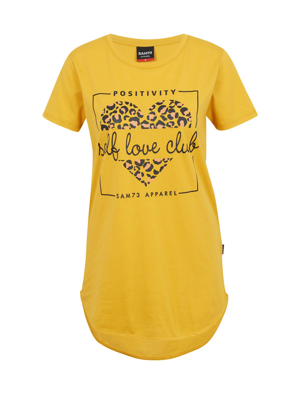 Sam 73 Hořčicové dámské tričko SAM 73 Inathi