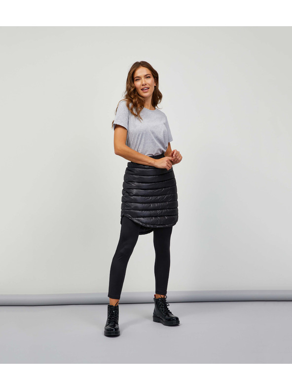 Sam 73 Černá dámská prošívaná sukně SAM 73 Colilo