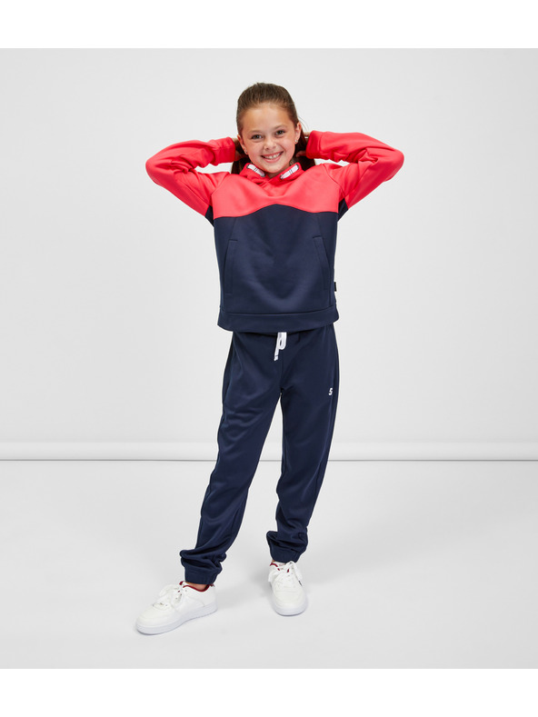 Sam 73 Modro-růžová holčičí mikina s kapucí SAM 73 Gersemi