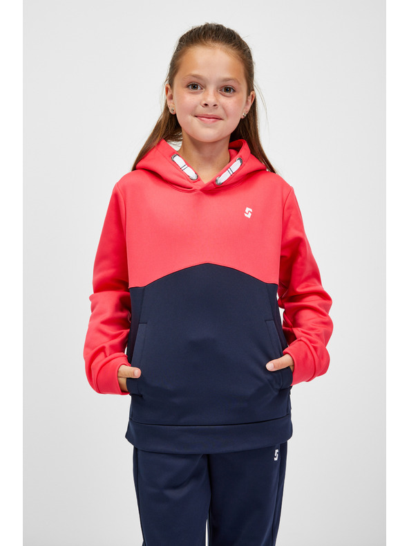 Sam 73 Modro-růžová holčičí mikina s kapucí SAM 73 Gersemi