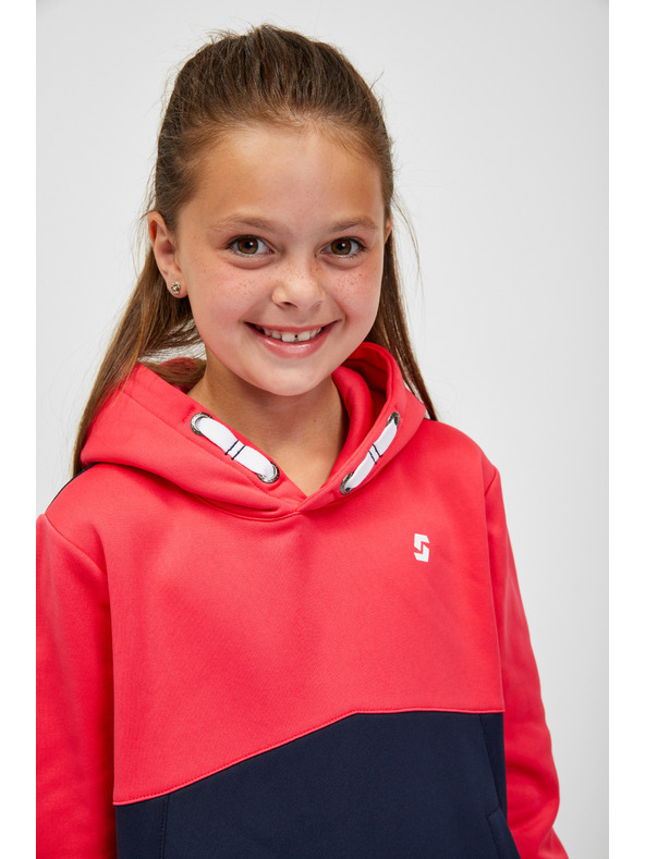 Sam 73 Modro-růžová holčičí mikina s kapucí SAM 73 Gersemi