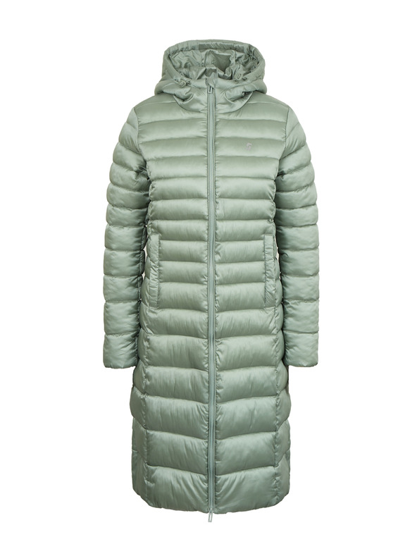 Sam 73 Světle zelený dámský prošívaný kabát s kapucí SAM 73 Kumi