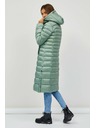 Sam 73 Světle zelený dámský prošívaný kabát s kapucí SAM 73 Kumi