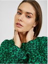 Orsay Černo-zelená dámská květovaná halenka ORSAY