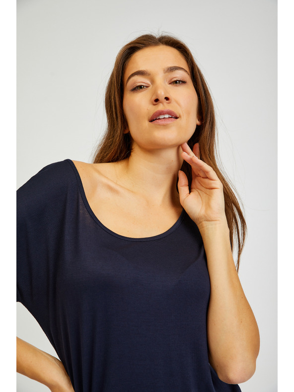 Sam 73 Tmavě modré dámské basic šaty SAM73 Corvus