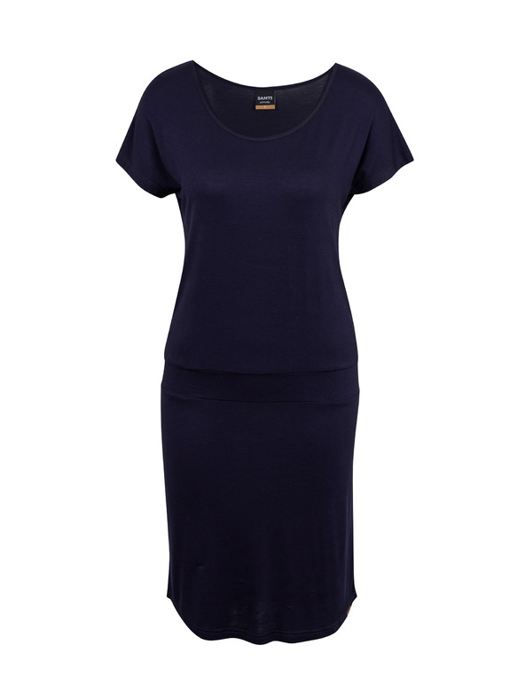 Sam 73 Tmavě modré dámské basic šaty SAM73 Corvus