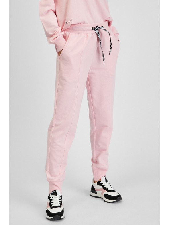 Sam 73 Světle růžové dámské tepláky SAM73 Ametyst