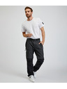 Sam 73 Černo-šedé pánské kalhoty s odepínací nohavicí SAM73 Walter
