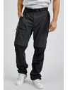 Sam 73 Černo-šedé pánské kalhoty s odepínací nohavicí SAM73 Walter
