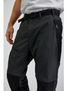 Sam 73 Černo-šedé pánské kalhoty s odepínací nohavicí SAM73 Walter