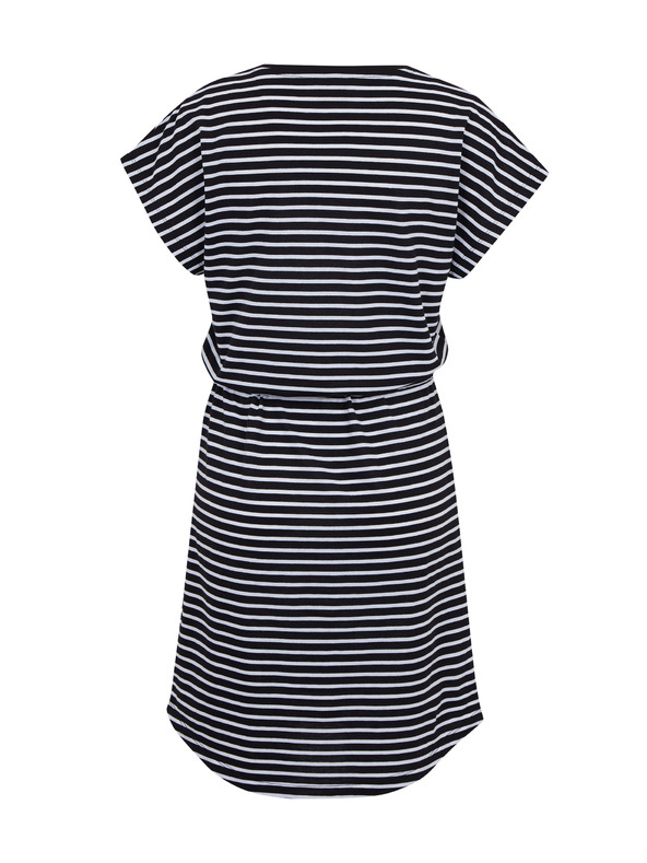 Sam 73 Bílo-černé dámské pruhované šaty SAM73 Sagitta