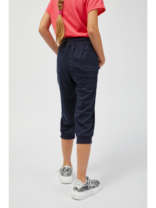 Sam 73 Tmavě modré holčičí tříčtvrteční tepláky SAM73 Rudolph