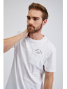 Sam 73 Bílé pánské tričko s kapsičkou SAM73 Fenaklid