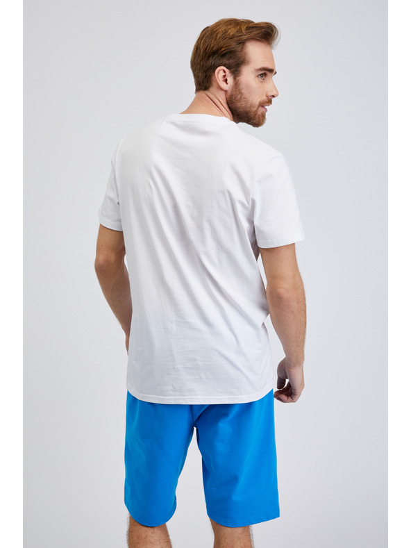 Sam 73 Bílé pánské tričko s kapsičkou SAM73 Fenaklid