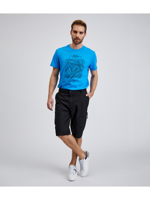 Sam 73 Černé pánské kraťasy SAM73 Cygnus