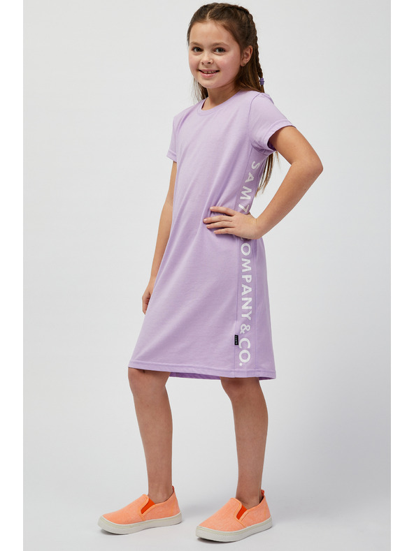 Sam 73 Světle fialové holčičí letní šaty SAM73 Pyxis